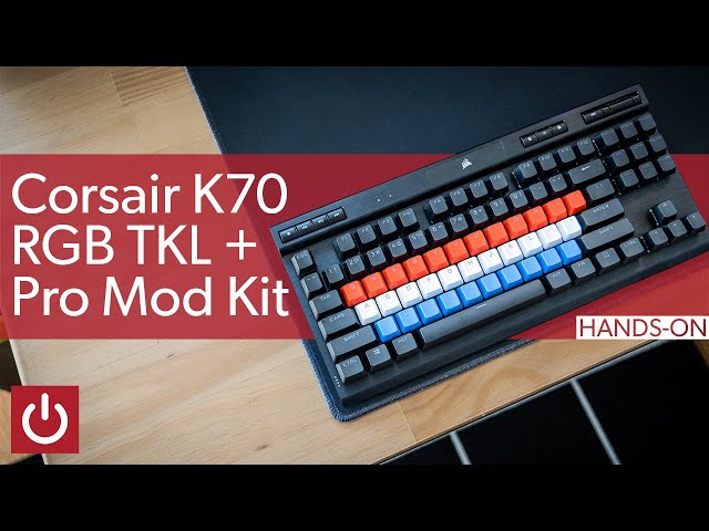 My First Keycap Mod!! Featuring Corsair K70 RGB TKL