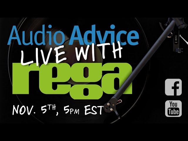 Audio Advice + Rega Virtual Happy Hour