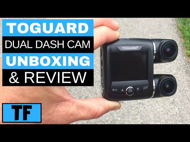 Best Budget Dash Cam for Lyft and UBER 2018 (Dual Front Rear 1080P Cameras) - Toguard FHD Review