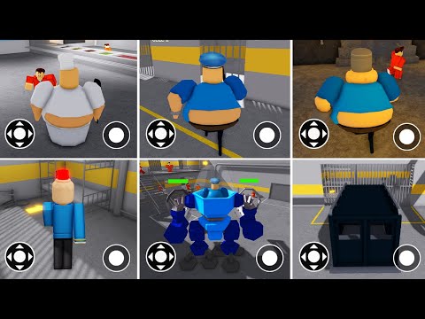 What if I Playing as EVERYONE?! All Barry's Prison Run Obby ROBLOX