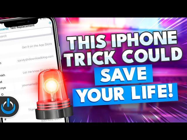 This iPhone Trick Could Save Your Life