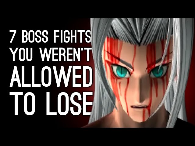 7 Boss Fights You Weren’t Allowed to Lose
