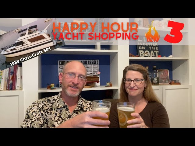 Chris Craft 501 Motor Yacht for the Great Loop? Happy Hour Yacht Shopping #3