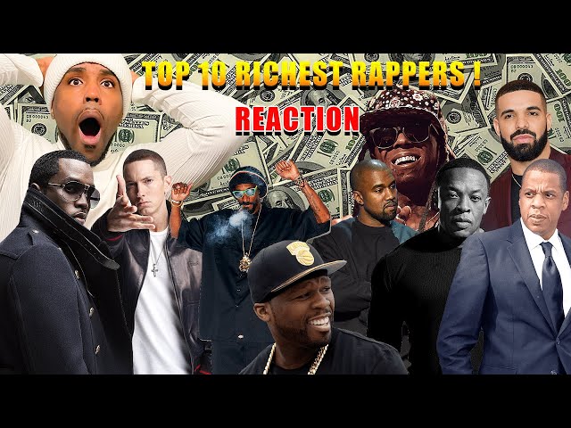 Top 10 Richest Rappers In The World! | REACTION