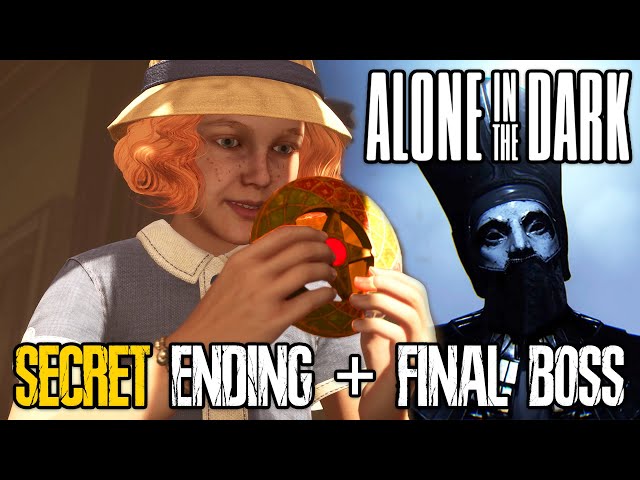 ALONE IN THE DARK (2024) Final Boss Fight, & Grace Secret Ending (4K 60FPS)