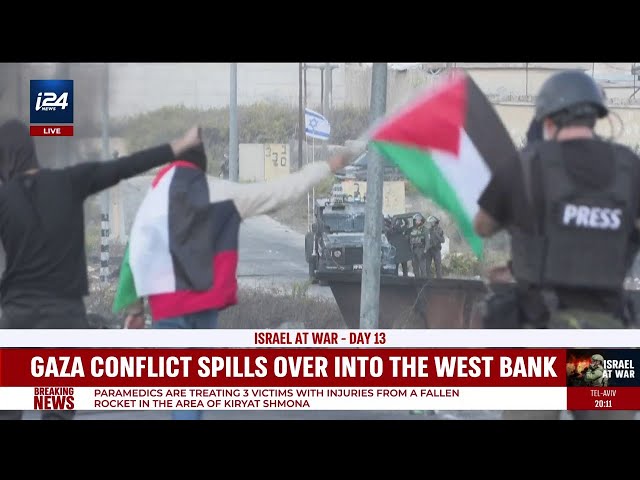 Gaza conflict spills over into the West Bank
