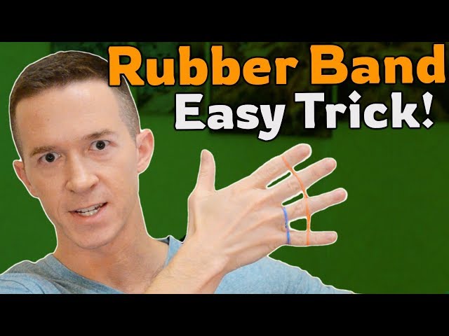EASY Rubber Band Magic Trick Tutorial - Jumps Between Fingers!