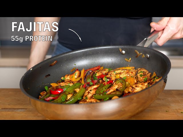Chicken Fajitas with 55g of Protein