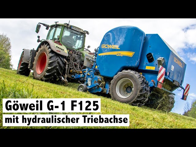 Göweil G-1 F125 Rundballenpresse mit Triebachse bei Familie Maierhofer | I farm it my way