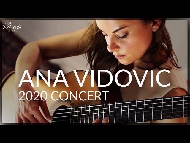 ANA VIDOVIC Classical Guitar Concert 2020 - Live Chat with Ana Vidovic