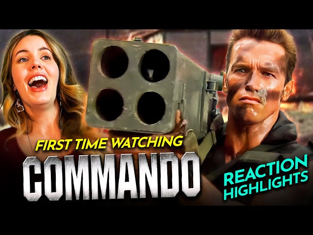 COMMANDO (1985) Movie Reaction w/Cami FIRST TIME WATCHING