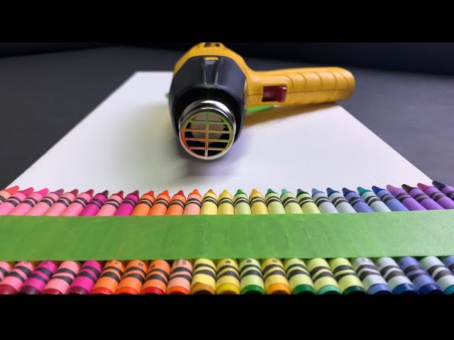CRAYON ART!! Easy Crayon Melting Technique that’s a Beginners Best!! Wigglz Art