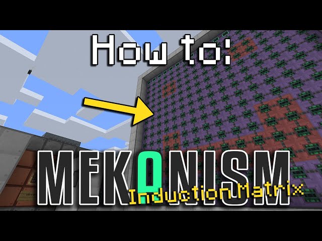 How to: Mekanism | Induction Matrix (Minecraft 1.16.5)