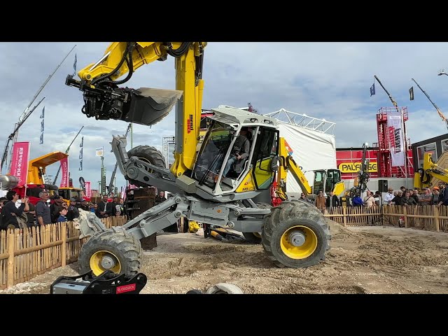 Menzi Muck M545X Spider Excavator Show At Bauma 2022 - 4k