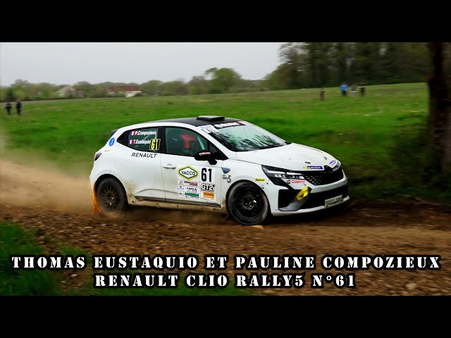 Rallye Terre des Causses 2024 - Renault Clio Rally5 N°61 - Thomas EUSTAQUIO et Pauline COMPOZIEUX