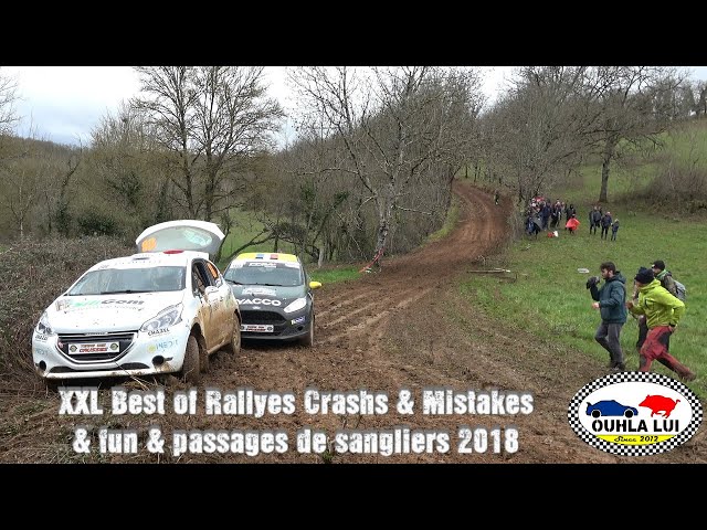 XXL Best of Rallyes Crashs & Mistakes & fun & passages de sangliers 2018