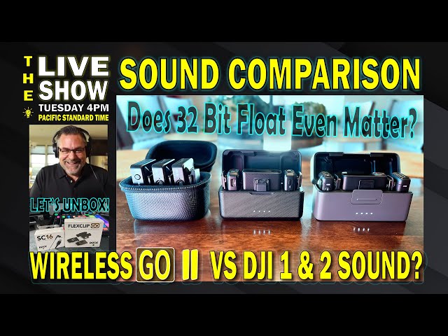 DJI  MIC KIT 1 and 2 VS Rode Wireless Go II Sound Comparison and Does 32 Bir Float Recording Matter?