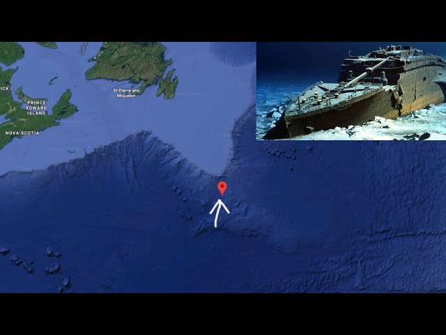 How to find Titanic on Google Earth Pro