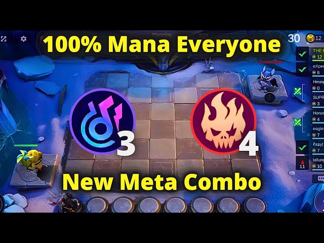 ELEMENTALIST WITH THIS TWO 100% MANA SYNERGY NEW META COMBO | MAGIC CHESS BEST SYNERGY COMBO TERKUAT