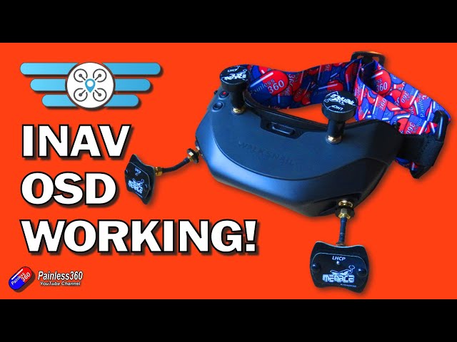 INAV OSD works with the Walksnail / Fatshark Dominator HD FPV Goggles