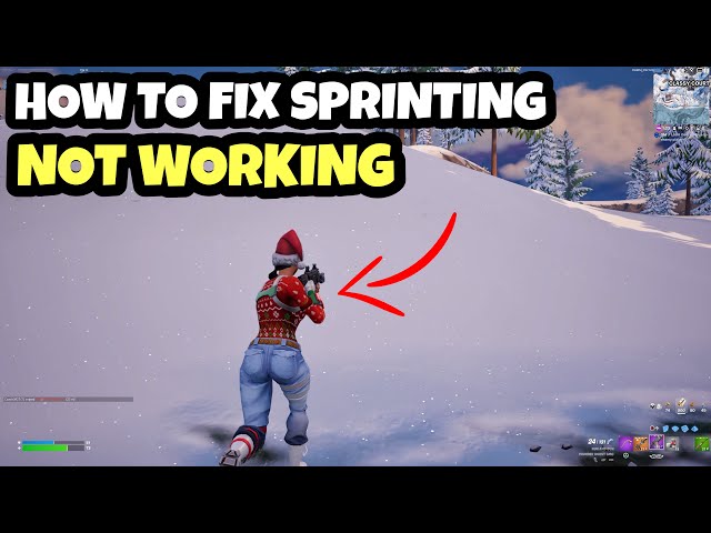 How To FIX NOT BEING ABLE TO SPRINT In Fortnite Chapter 5! (FAST AND EASY FIX!)