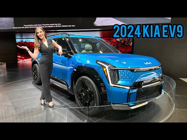 2024 KIA EV9: 3 Row All-Electric SUV For The Whole Family From The New York International Auto Show