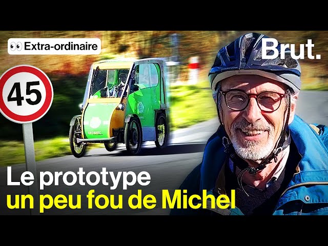 Pas une auto, pas un vélo : Michel, 67 ans, a créé le véloto