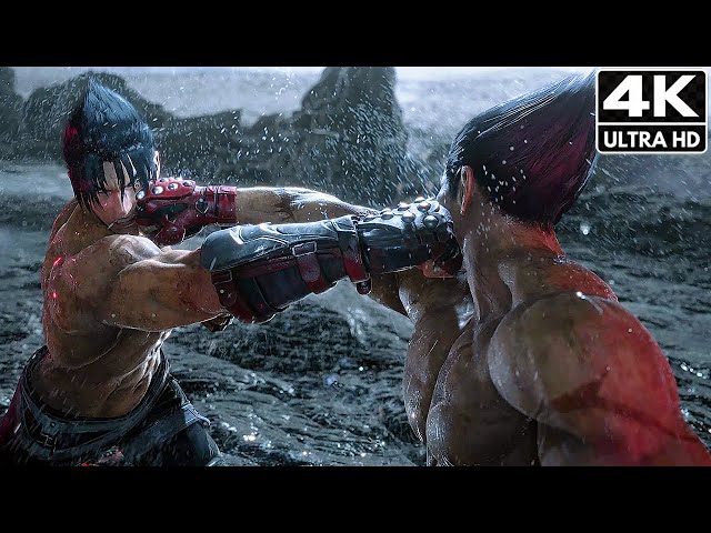 TEKKEN 8 Jin Vs Kazuya All Fighting Scenes (4K Ultra HDR) 2024