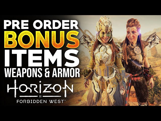 Horizon Forbidden West - How To Get Pre Order Bonus and Access Deluxe Edition Armor & Weapons!