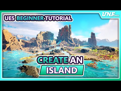 Unreal Engine 5 Environment Tutorial for Beginners - Creating an Island