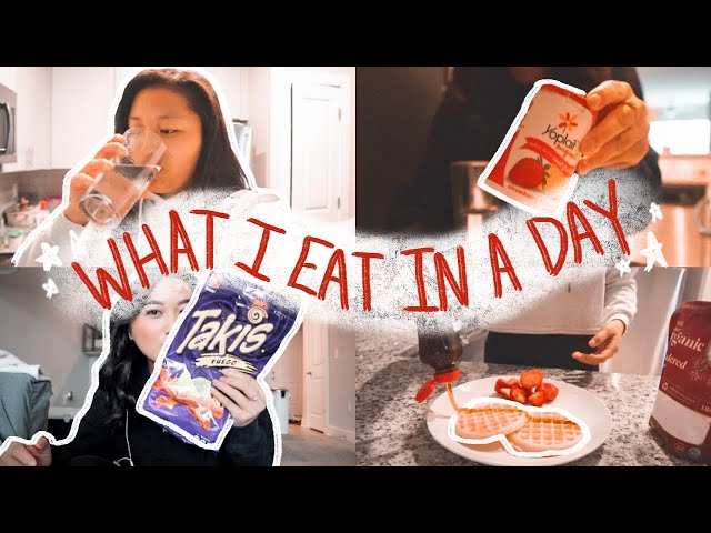 WHAT I EAT IN A DAY during quarantine (realistic & intuitive eating) | 2020