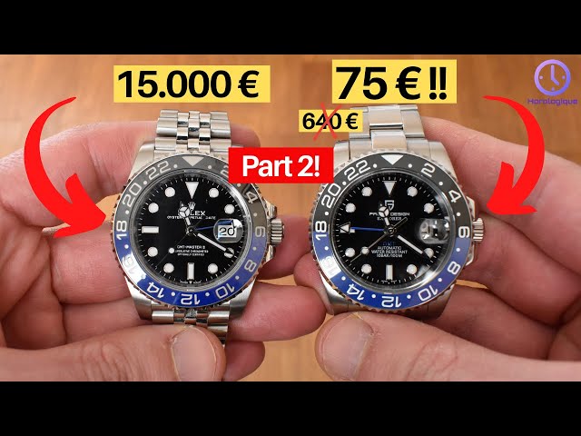 Rolex Batman VS Pagani 1662 GMT | Crazy comparison! | Part 2