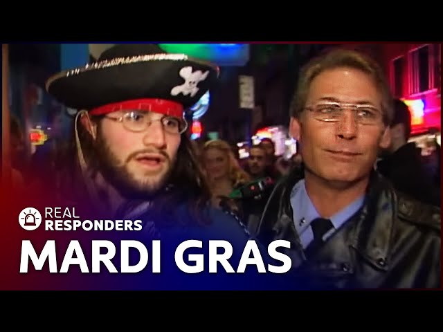 Cops On The Frontline Of The Mardi Gras Madness | Cops | Real Responders