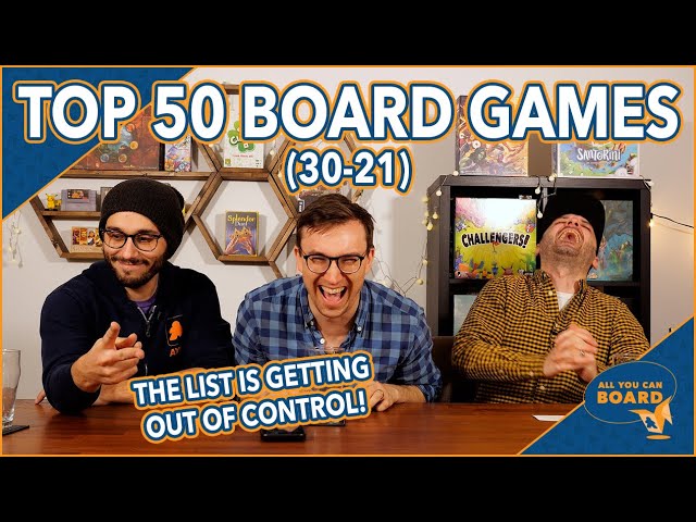 Top 50 Board Games of All-Time (2023) | 30-21