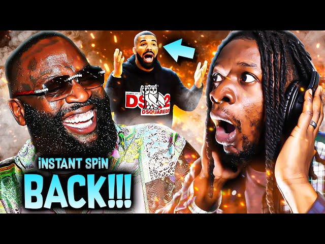 RICK ROSS INSTANTLY SPINS BACK ON DRAKE!!! "Champagne Moments"