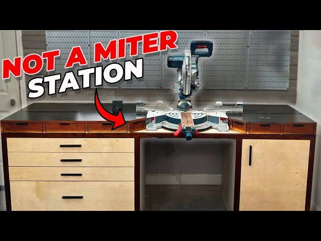 I built the perfect miter saw solution.