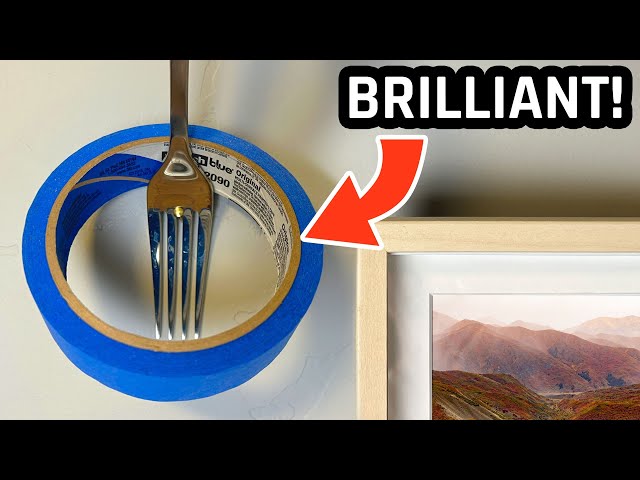 7 CLEVER Picture Hanging Tricks Everyone Should Know