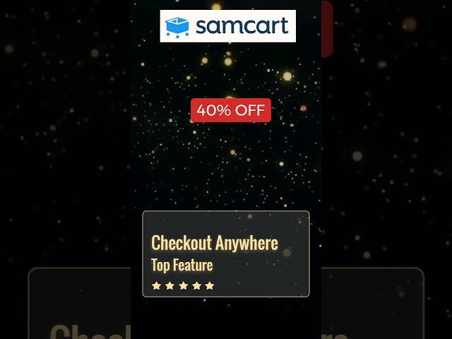 40% OFF SamCart Black Friday Deals 2023  #blackfriday #blackfridaysale #blackfridaydeals