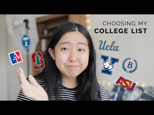 My College List & How I Chose Schools | College Chats Ep. 3