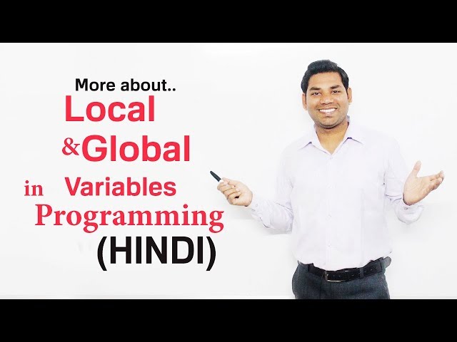 What is Local and Global Variables in C/C++(HINDI)