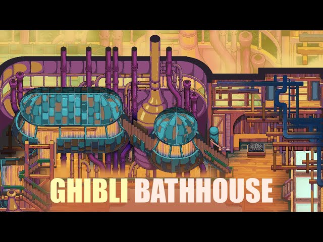How I Created a Ghibli Style Bathhouse for My Indie Game