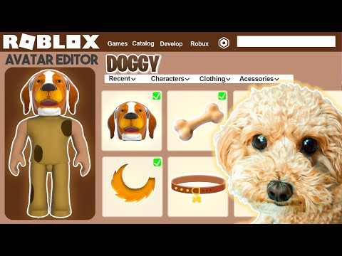 MAKING MY DOG A ROBLOX ACCOUNT!