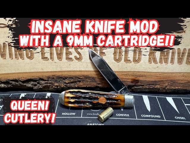 Insane Knife Mod With A 9MM Cartridge!