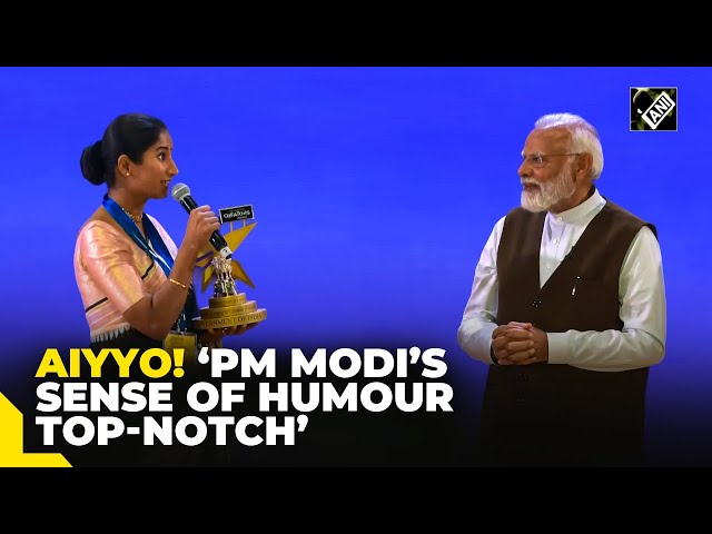 “Aiyyo…top-notch…” Shraddha Jain praises PM Modi’s sense of humour at National Creators Award