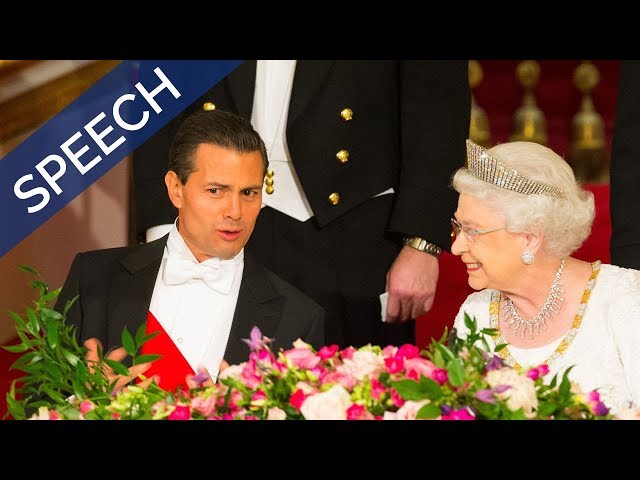 The Queen's speech at the Mexico State Banquet