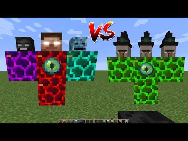 what if you create a HEROBRINE WITHER vs WITCH BOSS in MINECRAFT (part 47)