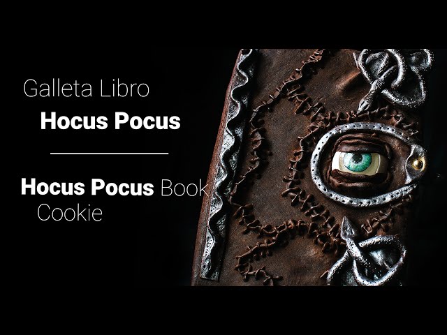 Galleta Libro Hocus Pocus - Hocus Pocus Book Cookie