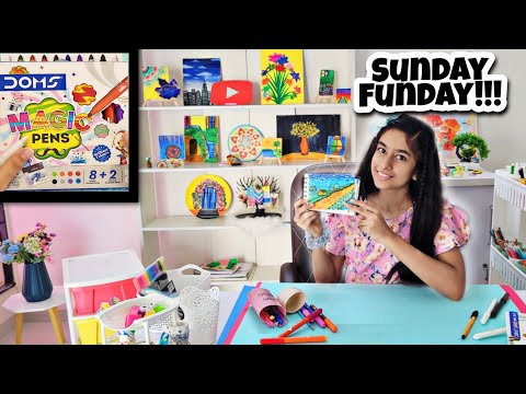 Sunday Funday!!!😍💫 | MAGIC PEN Drawing & Much more...💗 | Riya's Amazing World