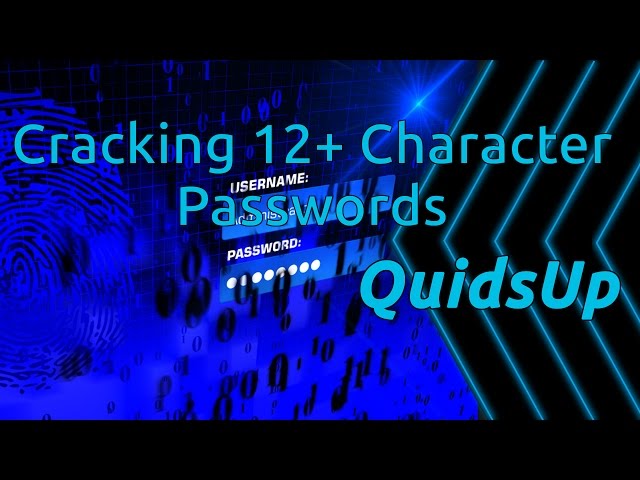 Cracking 12+ Character Passwords