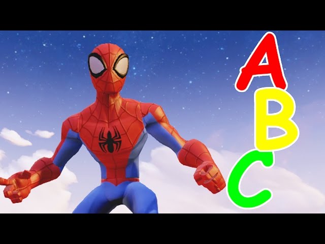 New ABC Song - Learning ABC and Nursery Rhymes with Spiderman, Donald Duck
